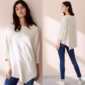 Rare Lou & Boucle Fuzz Poncho XS/S Cream